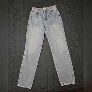 BDG Distressed High Rise Mom Jeans
